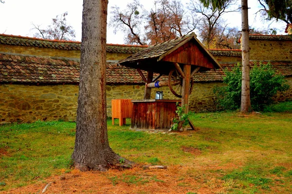 Typical House Village Crit Kreutz Transylvania Romania Villagers Started Building — Stock Photo, Image