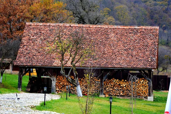 Typisches Haus Dorf Crit Kreutz Transsilvanien Rumänien Jahrhundert Begannen Die — Stockfoto