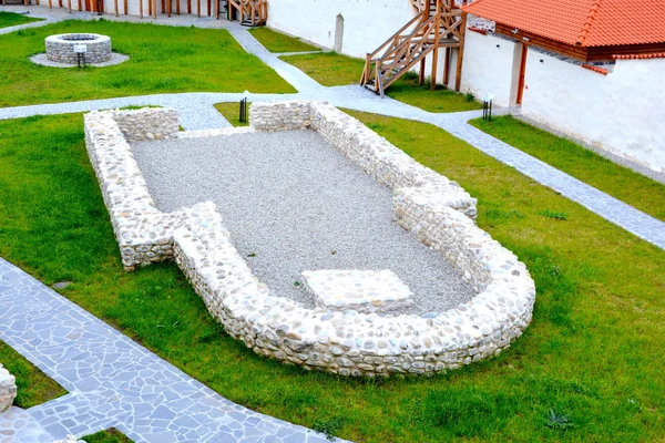 Fortress   in the village Feldioara, built by the teutonic knights 900 years ago, in Transylvania, Romania