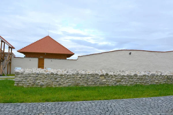 Fortress   in the village Feldioara, built by the teutonic knights 900 years ago, in Transylvania, Romania