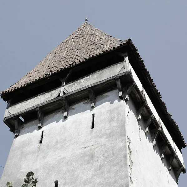 Iglesia Medieval Evangélica Saxon Fortificada Agnita Agnetheln Mencionada Por Primera —  Fotos de Stock