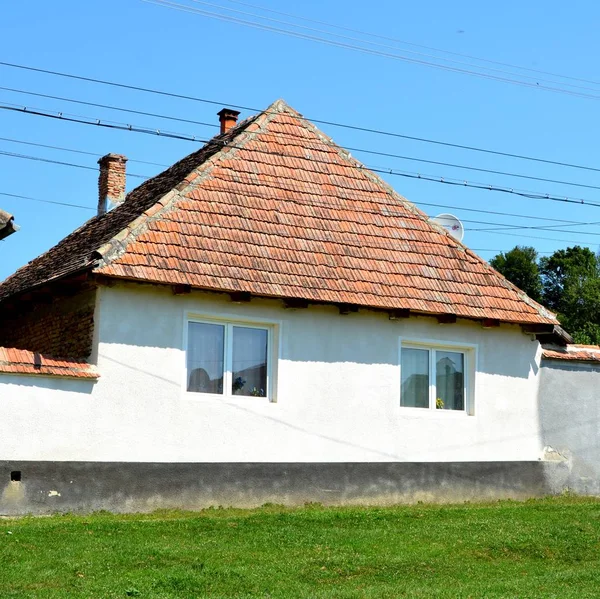 Wiejski Krajobraz Chłop Domów Bruiu Braller Miejscowość Gmina Francji Regionie — Zdjęcie stockowe