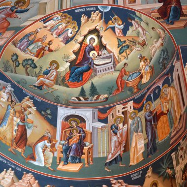 Saint Ana-Rohia Manastırı Ortodoks simgeler. Manastır hillside bir tepenin üzerinde doğal bir yer almaktadır. 1926 yılında inşa edilmiş