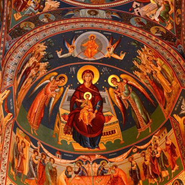 Saint Ana-Rohia Manastırı Ortodoks simgeler. Manastır hillside bir tepenin üzerinde doğal bir yer almaktadır. 1926 yılında inşa edilmiş