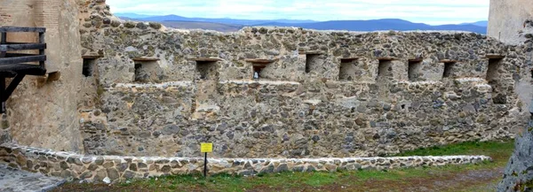 Medieval vestiges. It was Dacian settlement (Rumidava) and later, during the Roman occupation, the name was changed to Rupes (rock or stone - in Latin). Rupea fortress advantageous elevated Cohalm Hill, overlooking the upper town, was constructed  ex