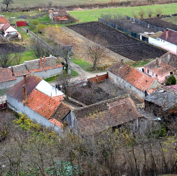 Typical urban landscape in the city Rupea-Reps. It was Dacian settlement (Rumidava) and later, during the Roman occupation, the name was changed to Rupes (rock or stone - in Latin).