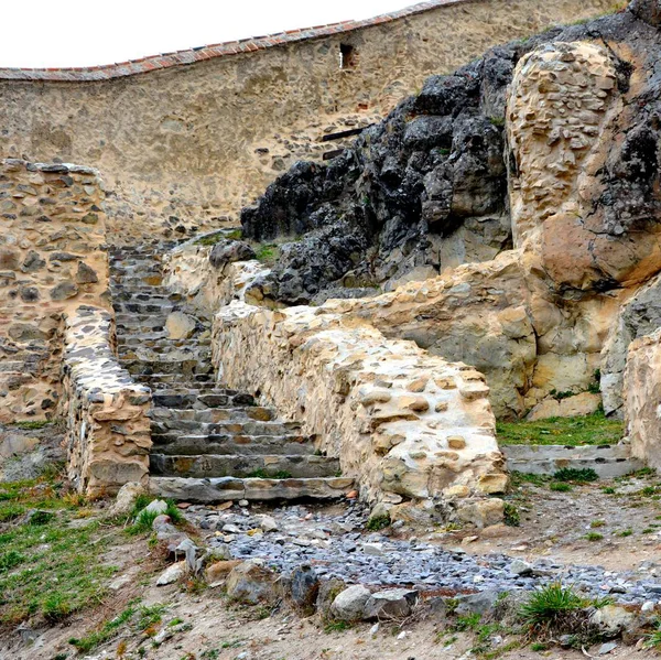 Ortaçağ Kalıntıları Daçya Yerleşim Rumidava Daha Sonra Roma Işgali Sırasında — Stok fotoğraf