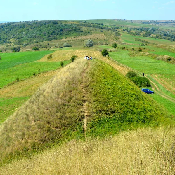 Keltské Hroby Transylvánské Plateau Rumunsko Obci Sona Brašov — Stock fotografie