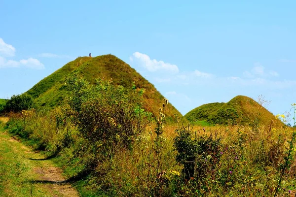 Celtic Tombs in the Transylvanian Plateau, Romania, in the village of Sona, Brasov County