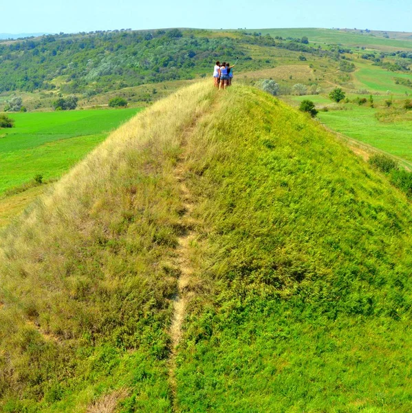 Keltské Hroby Transylvánské Plateau Rumunsko Obci Sona Brašov — Stock fotografie