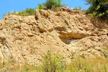 Bazalt kayaların volkanik kaya mostraları tek sıra halinde bazalt Racos, Romanya'da bulunan şeklinde vardır. Eski bir Roma kariyer terk edilmiş. Ulusal bir korumalı alan.