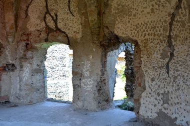 Köyün Racos, Transilvanya, Romanya bir ortaçağ Saray inşası fantezi