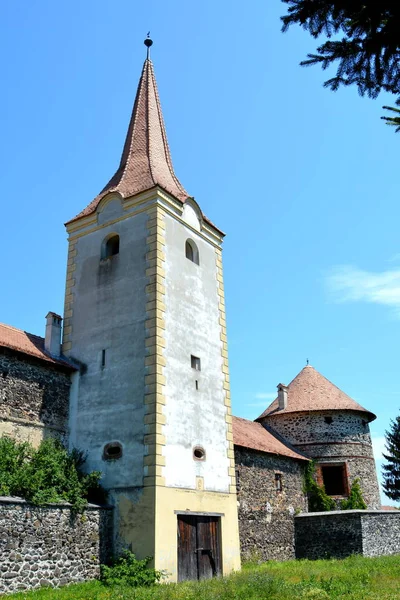 Reconstrucción Fantástica Palacio Medieval Pueblo Racos Transilvania Rumania —  Fotos de Stock