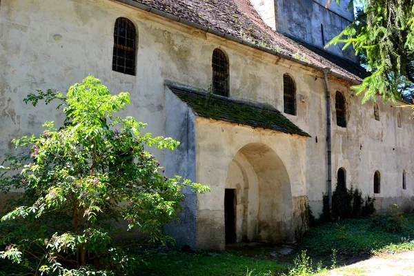 Eglise Saxonne Médiévale Fortifiée Dans Village Cincu Grossschenk Transylvanie Roumanie — Photo