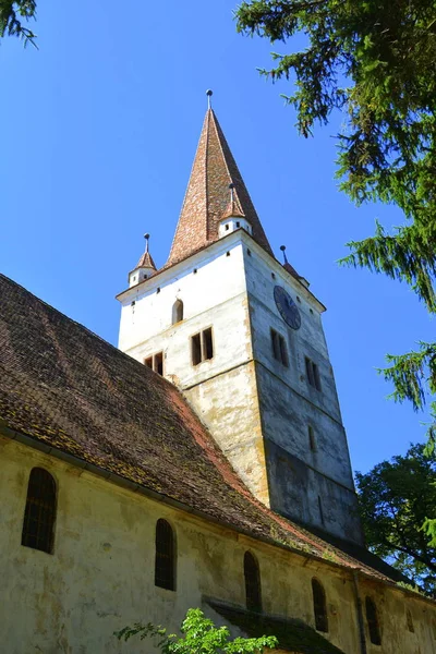 Befestigte Mittelalterliche Sächsische Kirche Dorf Cincu Großschenk Siebenbürgen Rumänien Die — Stockfoto