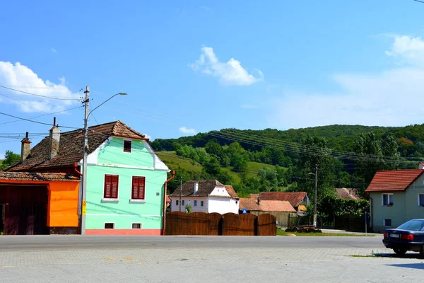 Paisagem Rural Típica Casas Camponeses Vrd Wierd Viert Uma Aldeia — Fotografia de Stock