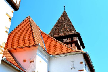 Müstahkem Ortaçağ Sakson evangelic kilisede Veseud, Zied, Komün Chirpr Sibiu County, Transilvanya, Romanya, 1379 ilk karşımıza bir köydür