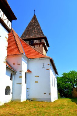 Müstahkem Ortaçağ Sakson evangelic kilisede Veseud, Zied, Komün Chirpr Sibiu County, Transilvanya, Romanya, 1379 ilk karşımıza bir köydür