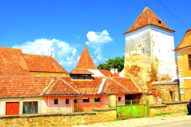 Müstahkem Ortaçağ Sakson evangelic kilisede Agnita - Agnetheln, belirtilen bir Sakson belgeden 1280, bir kasaba tanners, ayakkabıcılar, eski Alman loncalar tarafından ünlü bir zanaat geleneği ile ilk kez terziler, dogars ve potters