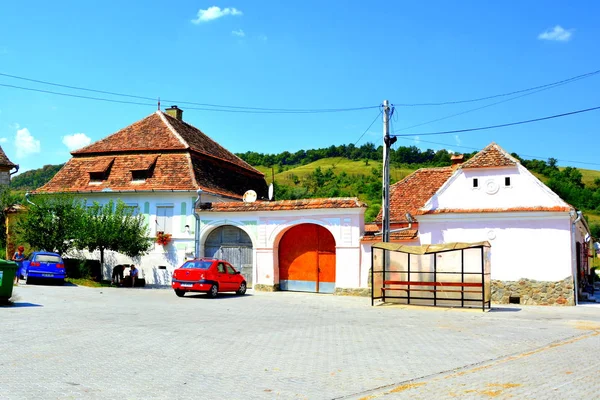 Paisagem Rural Típica Casas Camponeses Vrd Wierd Viert Uma Aldeia — Fotografia de Stock