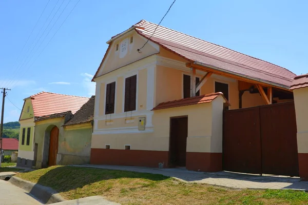 Typical Rural Landscape Veseud Zied Village Commune Chirpr Sibiu County — Stock Photo, Image