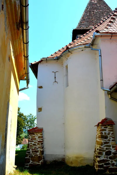 Typical Rural Landscape Veseud Zied Village Commune Chirpr Sibiu County — Stock Photo, Image