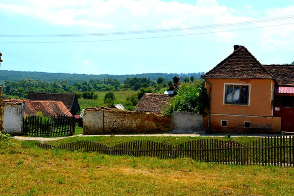 Типовий Сільської Місцевості Veseud Zied Село Комуни Chirpr Повіт Сібіу — стокове фото