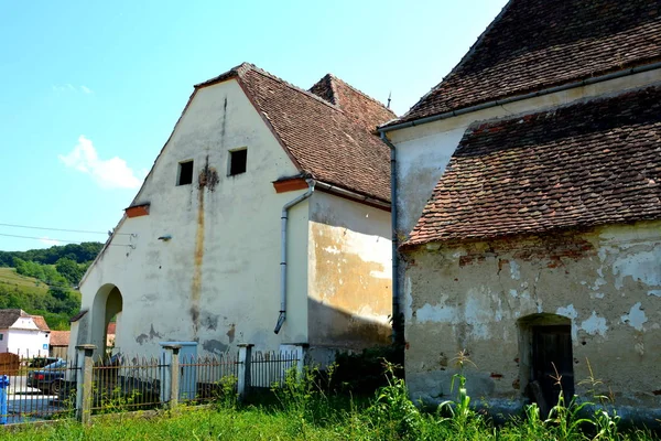 Paisaje Rural Típico Casas Campesinas Vrd Wierd Viert Pueblo Saxon —  Fotos de Stock