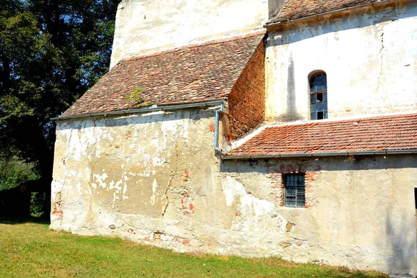 Versterkte Middeleeuwse Saksische Evangelic Kerk Het Dorp Toarcla Tartlau Transsylvanië — Stockfoto