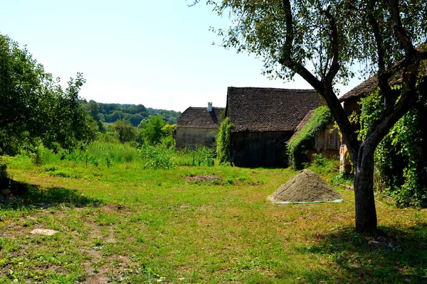 Typisch Landelijk Landschap Boer Huizen Bruiu Braller Een Gemeente Het — Stockfoto