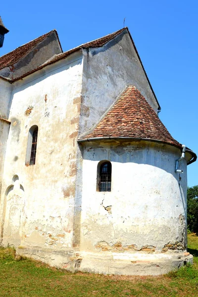 Versterkte Middeleeuwse Saksische Evangelic Kerk Het Dorp Toarcla Tartlau Transsylvanië — Stockfoto