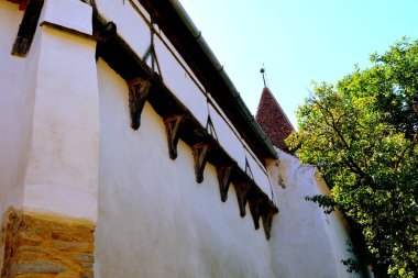 Cincsor-Kleinschenk, Sibiu İlçesi, Transilvanya, Romanya müstahkem Ortaçağ Sakson kilisede. 