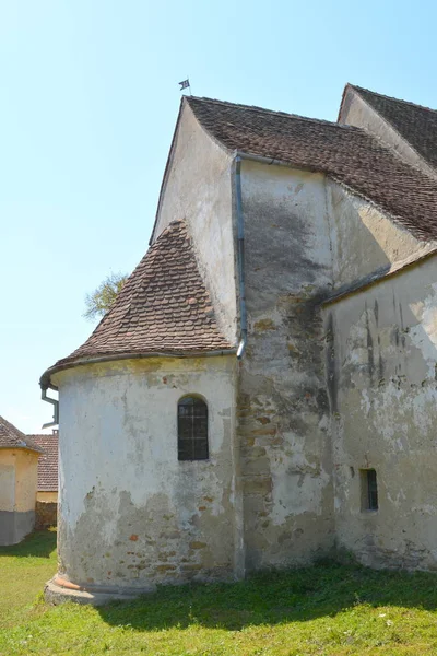 Versterkte Middeleeuwse Saksische Evangelic Kerk Het Dorp Toarcla Tartlau Transsylvanië — Stockfoto