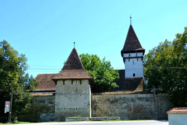 Cincsor Kleinschenk 特兰西瓦尼亚 罗马尼亚锡比乌县强化中世纪撒克逊教会 — 图库照片
