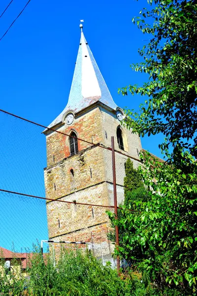 Befestigte Mittelalterliche Sächsische Evangelische Kirche Den Dörfern Siebenbürgen Rumänien Die — Stockfoto