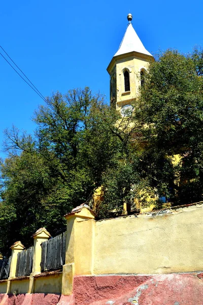 Paysage Rural Typique Maisons Paysannes Dans Village Jibert Transylvanie Roumanie — Photo