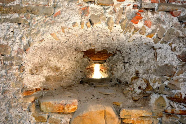 Iglesia Medieval Fortificada Saxon Cincsor Kleinschenk Condado Sibiu Transilvania Rumania — Foto de Stock