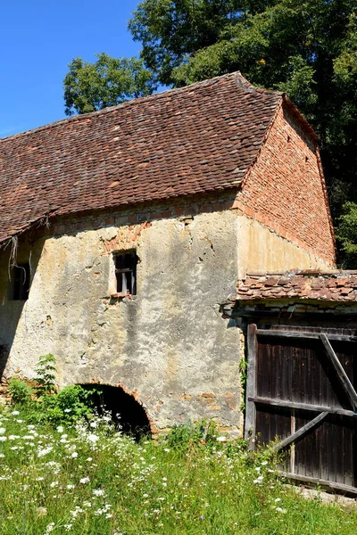 Fortified Medieval Saxon Church Villagerotbav Transylvania Romania Settlement Founded Saxon — Stock Photo, Image