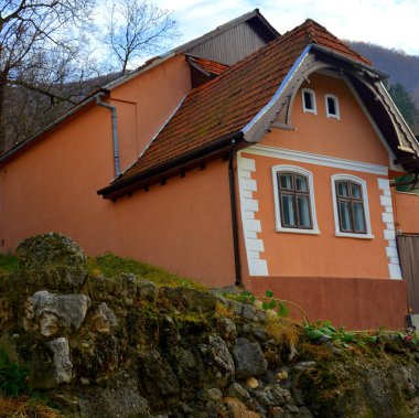 Tipik kentsel peyzaj şehrin Brasov, Transilvanya, Romanya, ülkenin merkezinde bulunan bir ilçedir. 300.000 nüfuslu.