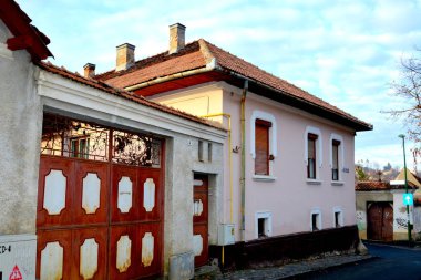 Tipik kentsel peyzaj şehrin Brasov, Transilvanya, Romanya, ülkenin merkezinde bulunan bir ilçedir. 300.000 nüfuslu.