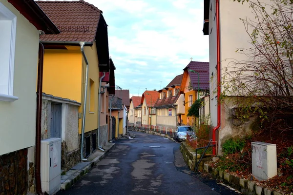 Paysage Urbain Typique Ville Brasov Une Ville Située Transylvanie Roumanie — Photo