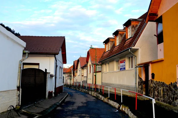 Paisagem Urbana Típica Cidade Brasov Uma Cidade Situada Transilvânia Romênia — Fotografia de Stock