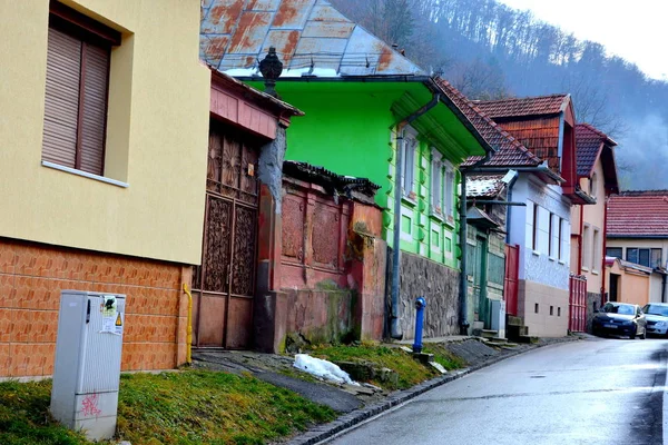 Tipico Paesaggio Urbano Della Città Brasov Una Città Situata Transilvania — Foto Stock