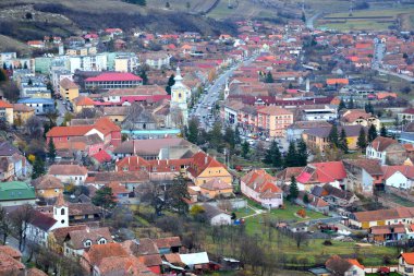 Tipik kentsel peyzaj Rupea-Reps şehirde. Bu Daçya yerleşim (Rumidava) ve daha sonra Roma işgali sırasında Rupes (kaya veya taş - Latince adı değiştirildi).