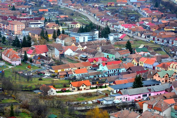 Typical Urban Landscape City Rupea Reps Dacian Settlement Rumidava Later — Stock Photo, Image