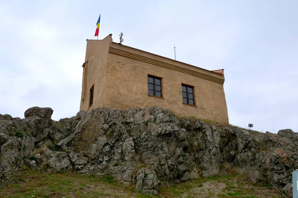 Rupea Opakování Pevnost Středověké Pozůstatky Byla Osada Dácké Rumidava Později — Stock fotografie