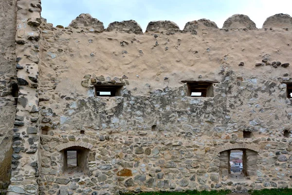 Rupea Υφάσματα Φρούριο Απομεινάρια Του Μεσαίωνα Επρόκειτο Για Οικισμό Dacian — Φωτογραφία Αρχείου
