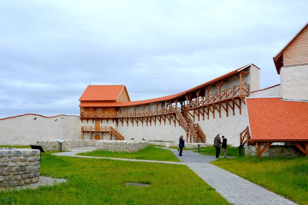 Φρούριο Στο Χωριό Feldioara Χτισμένο Από Τους Τεύτονες Ιππότες 900 — Φωτογραφία Αρχείου
