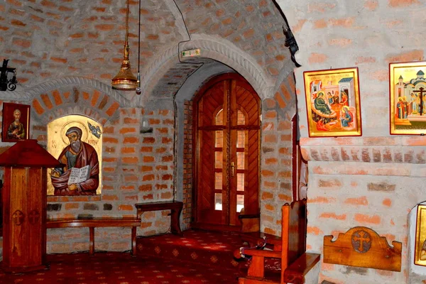 Icônes Orthodoxes Dans Monastère Sainte Ana Rohia Monastère Est Situé — Photo