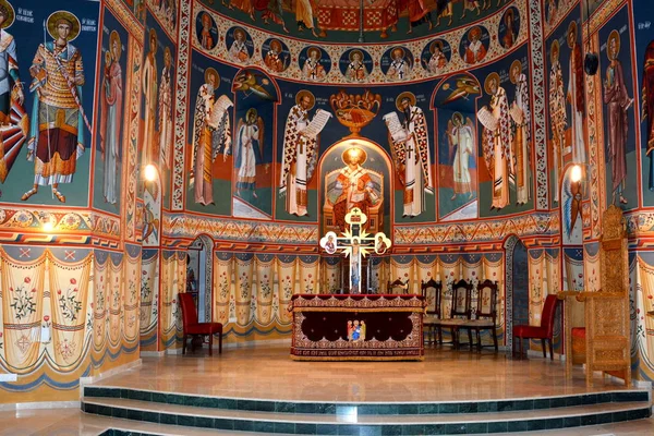 Православные Иконы Свято Ана Рохийском Монастыре Монастырь Расположен Естественном Месте — стоковое фото